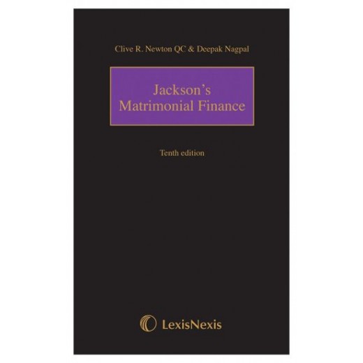 Jackson's Matrimonial Finance 10e 2019